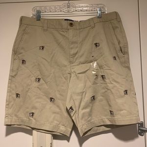 Brand new club room shorts with bulldogs